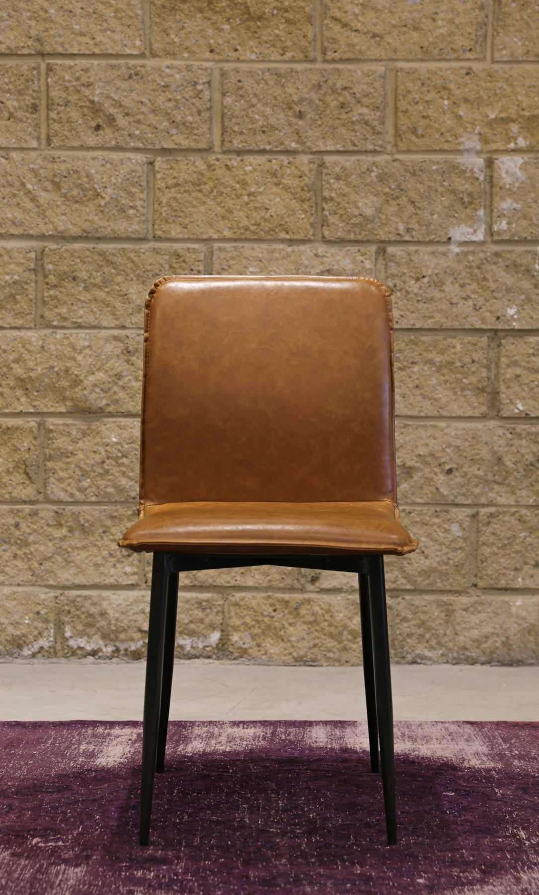 Luca Side Chair - Tan Brown