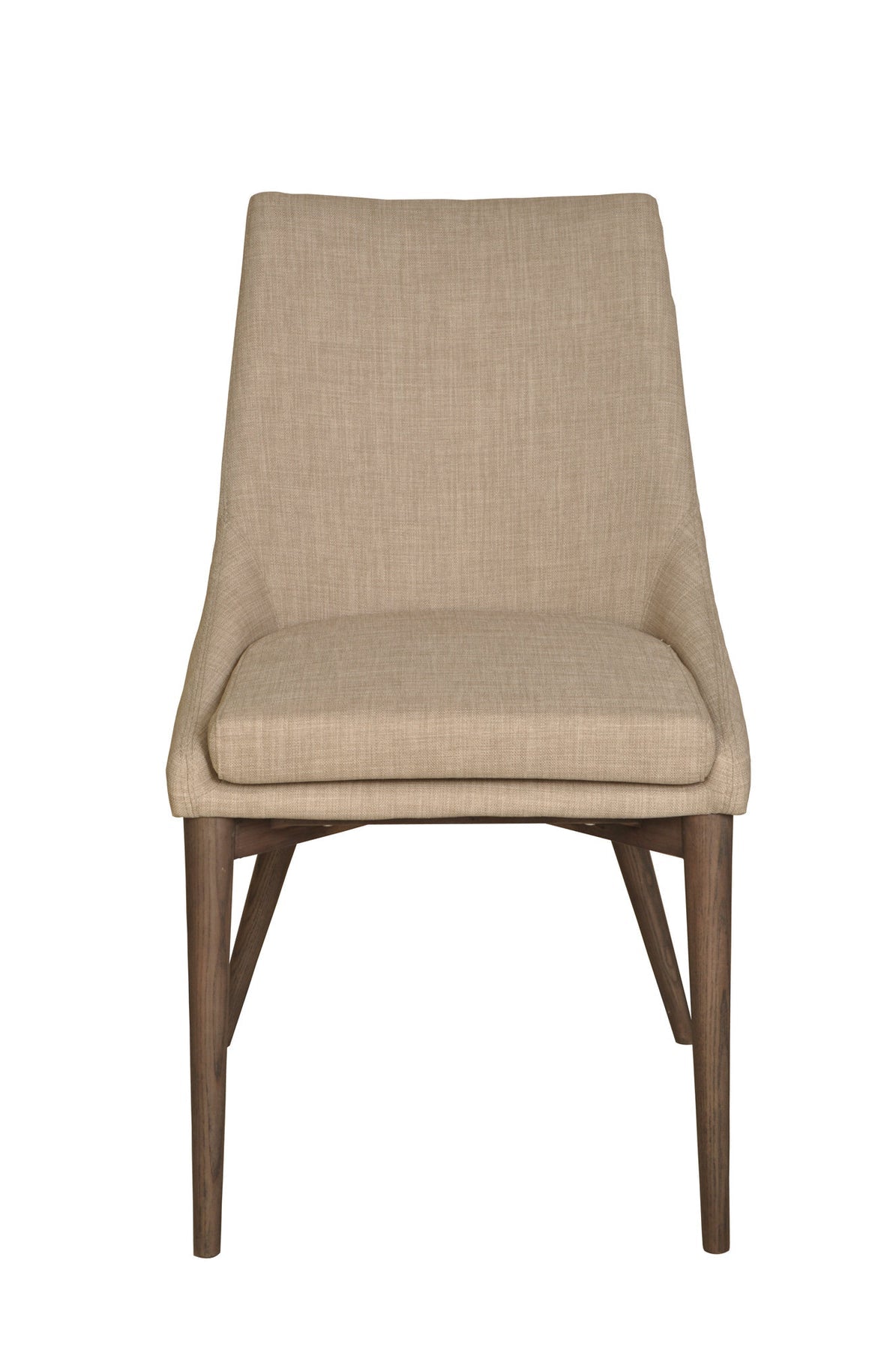 Fritz Dining Chairs - Beige - Dark Legs