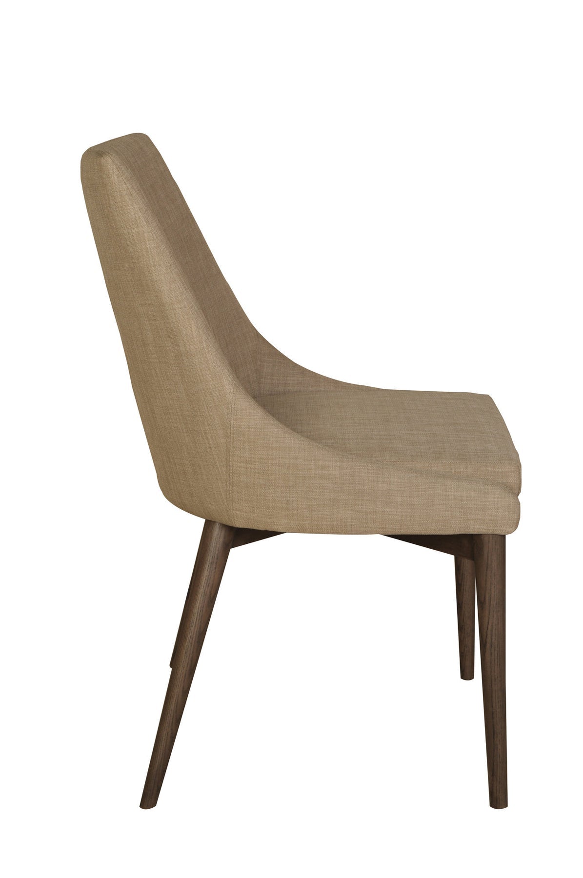 Fritz Dining Chairs - Beige - Dark Legs