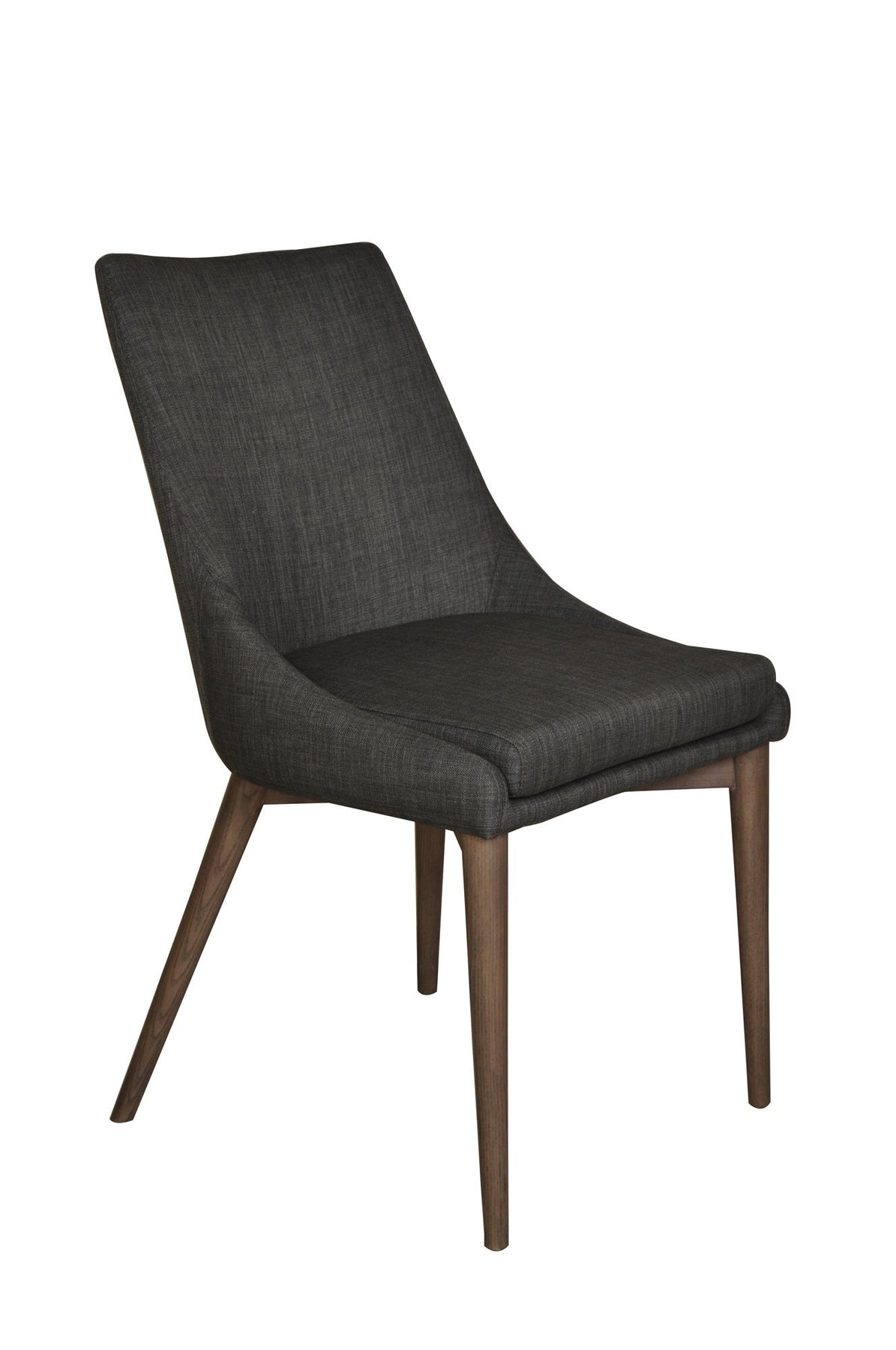 Fritz Dining Chairs - Dark Grey - Dark Legs