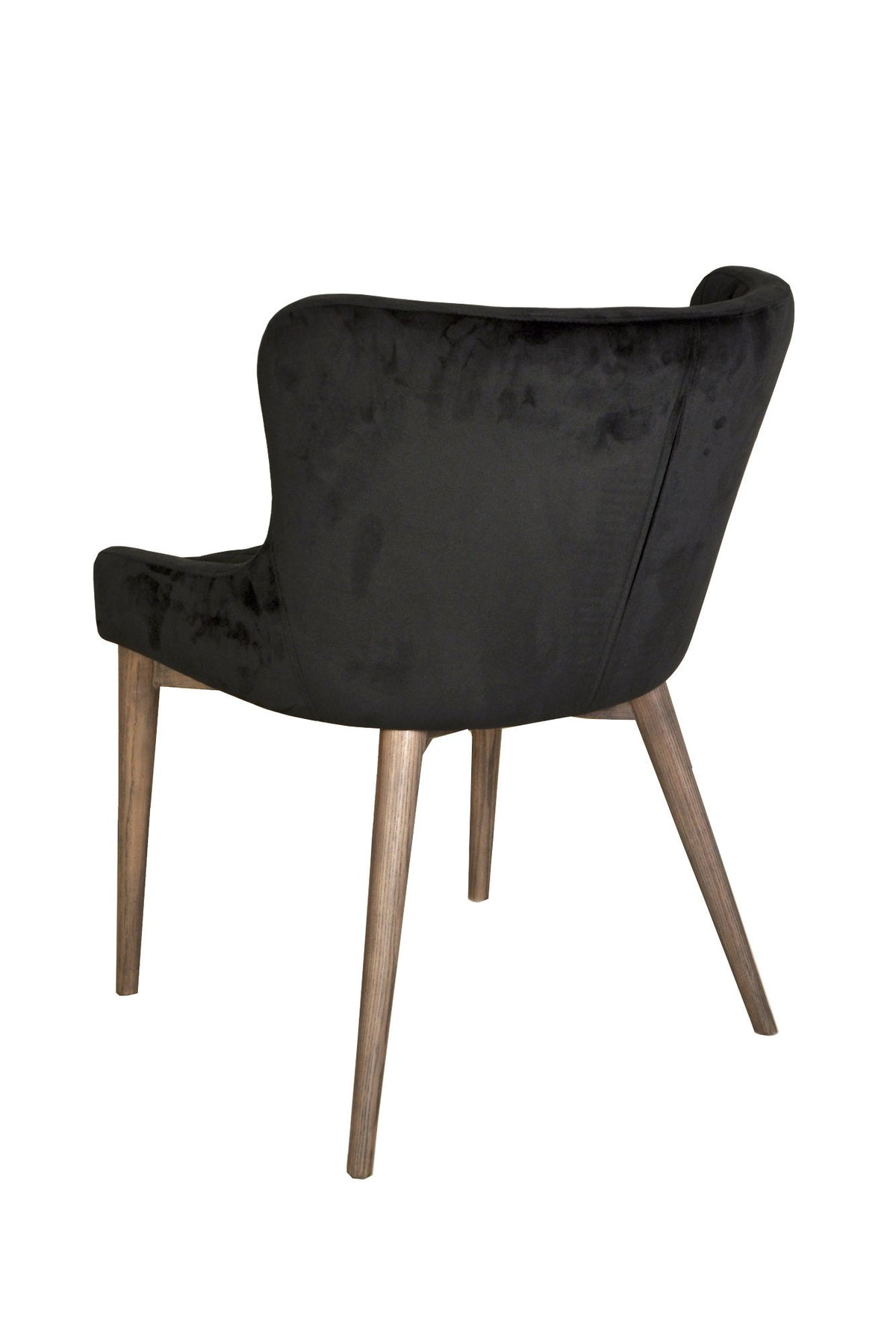 Mila Dining Chairs - Black Velvet