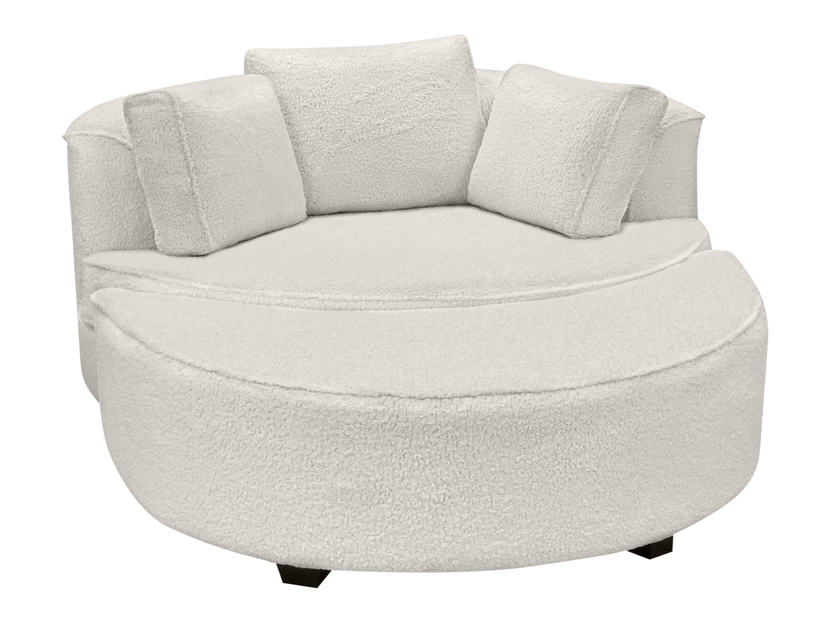 Nest Chair and Moon Ottoman > 2 Piece Set