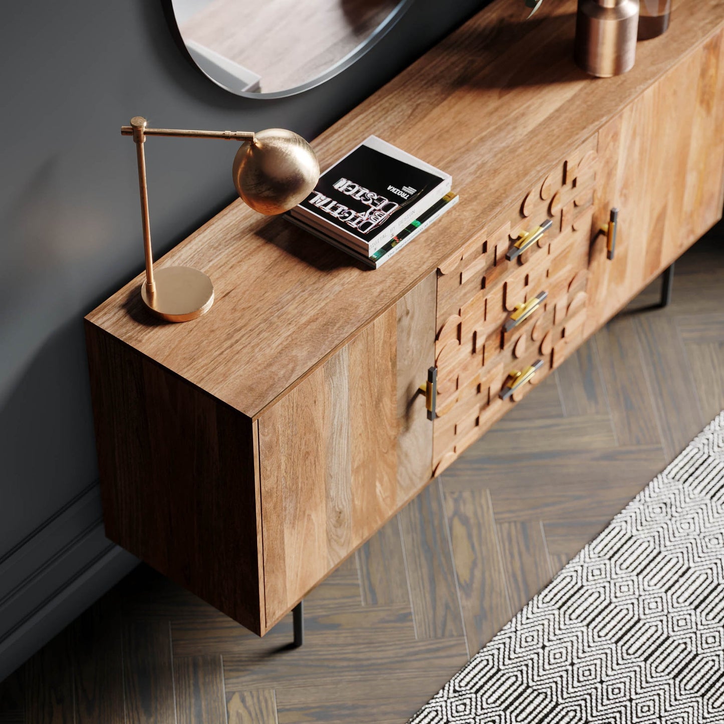 Arithmetic Sideboard - Natural - 68"