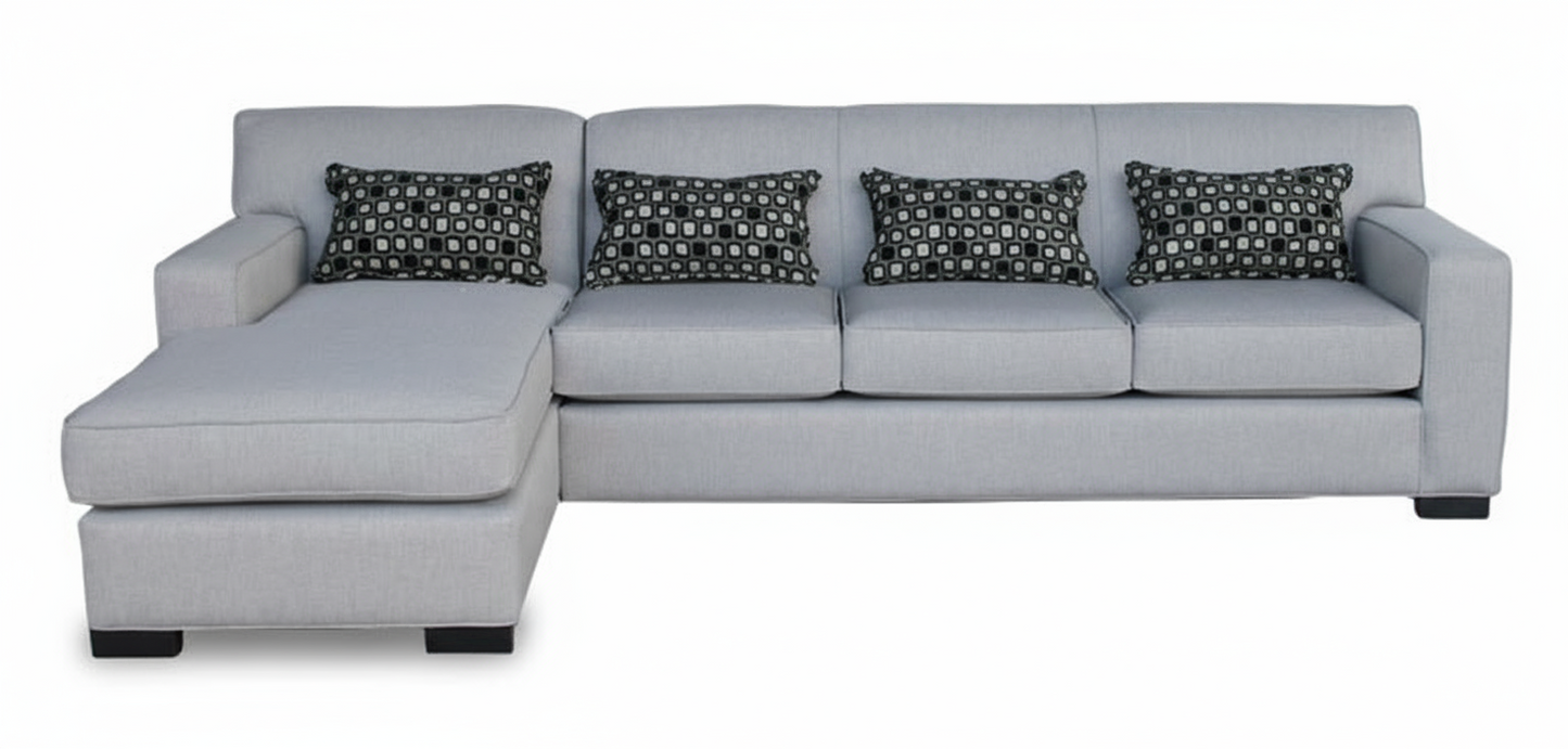 117" Arsenio 2 Piece Sectional with Chaise