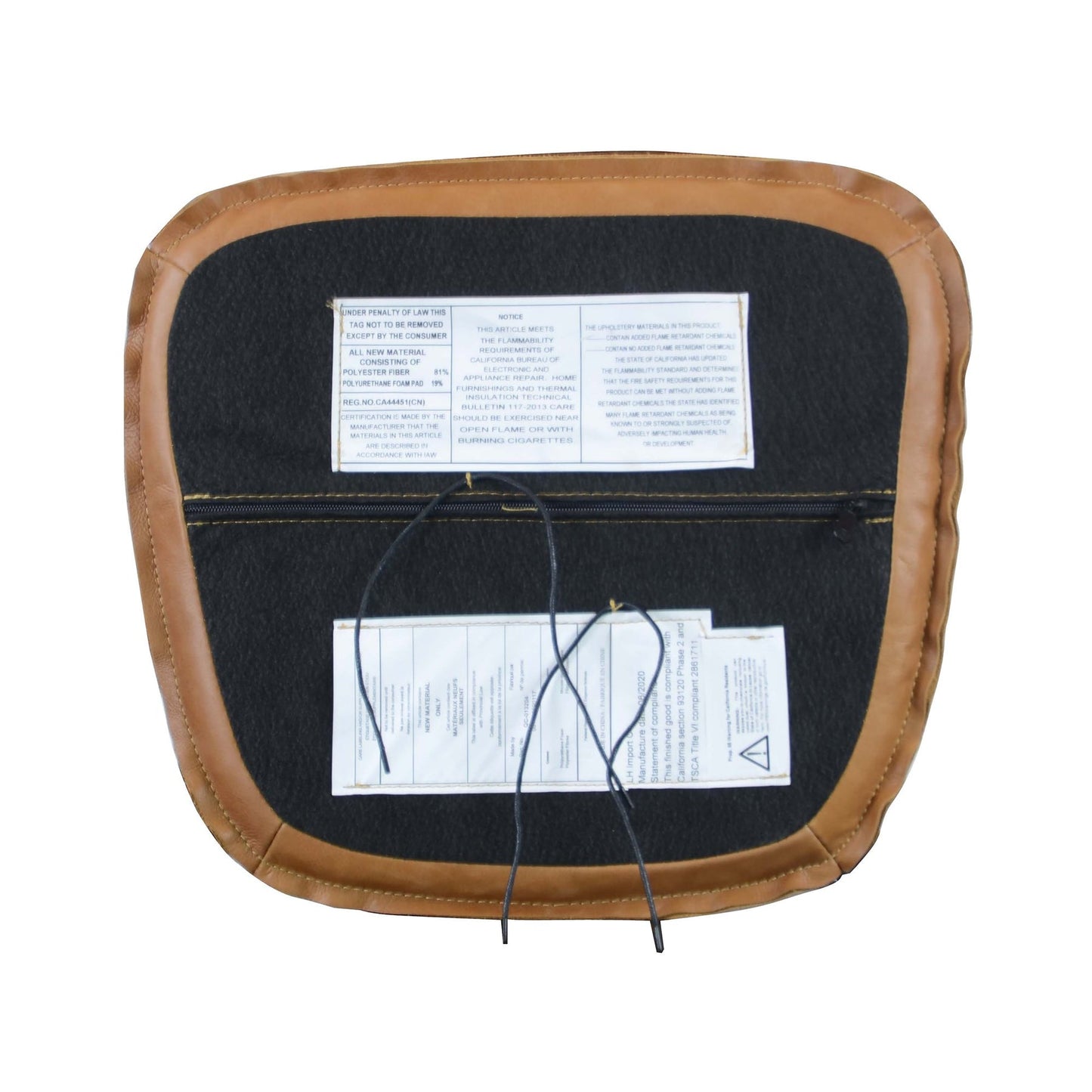 Seat Cushion for Dining Chair - 100% Top Grain Leather