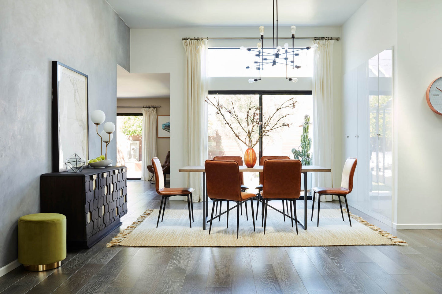 Luca Side Chair - Tan Brown