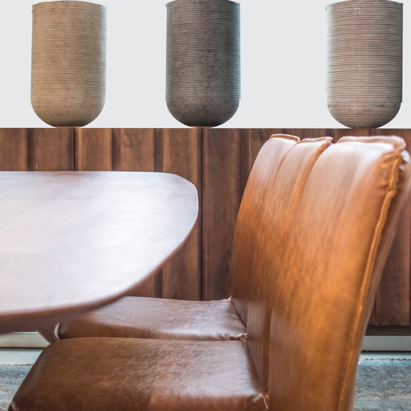 Luca Side Chair - Tan Brown