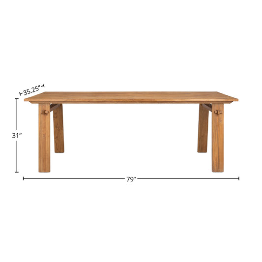 D-Bodhi Artisan Dining Table - 35x79"