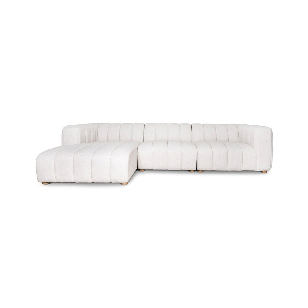 Envy Sectional - Cream - 2 Sizes Available - LHF Chaise