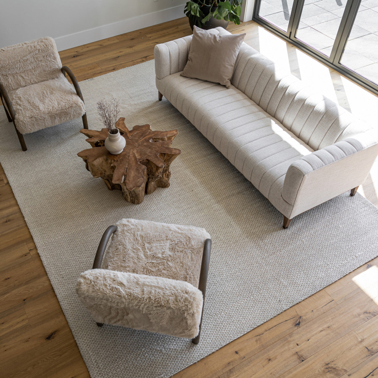 Elliot Sofa - Cream - Condo or Regular Size