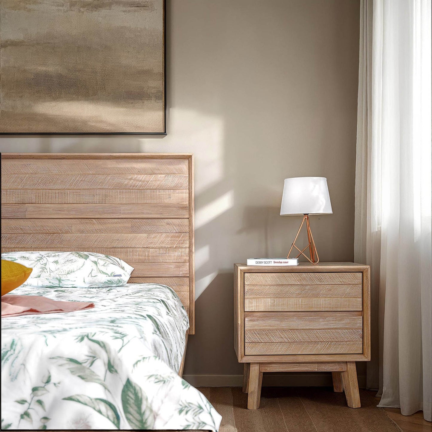 Gia 2 Drawer Night Table