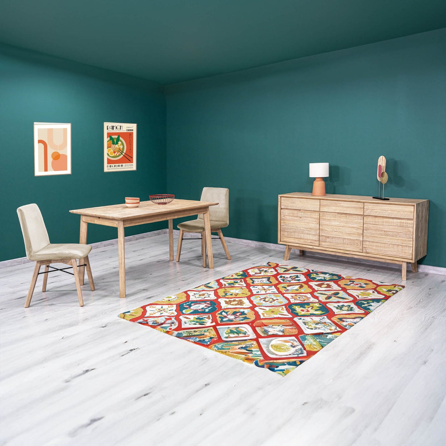 Gia Extendable Dining Table (31" x 55"/71")