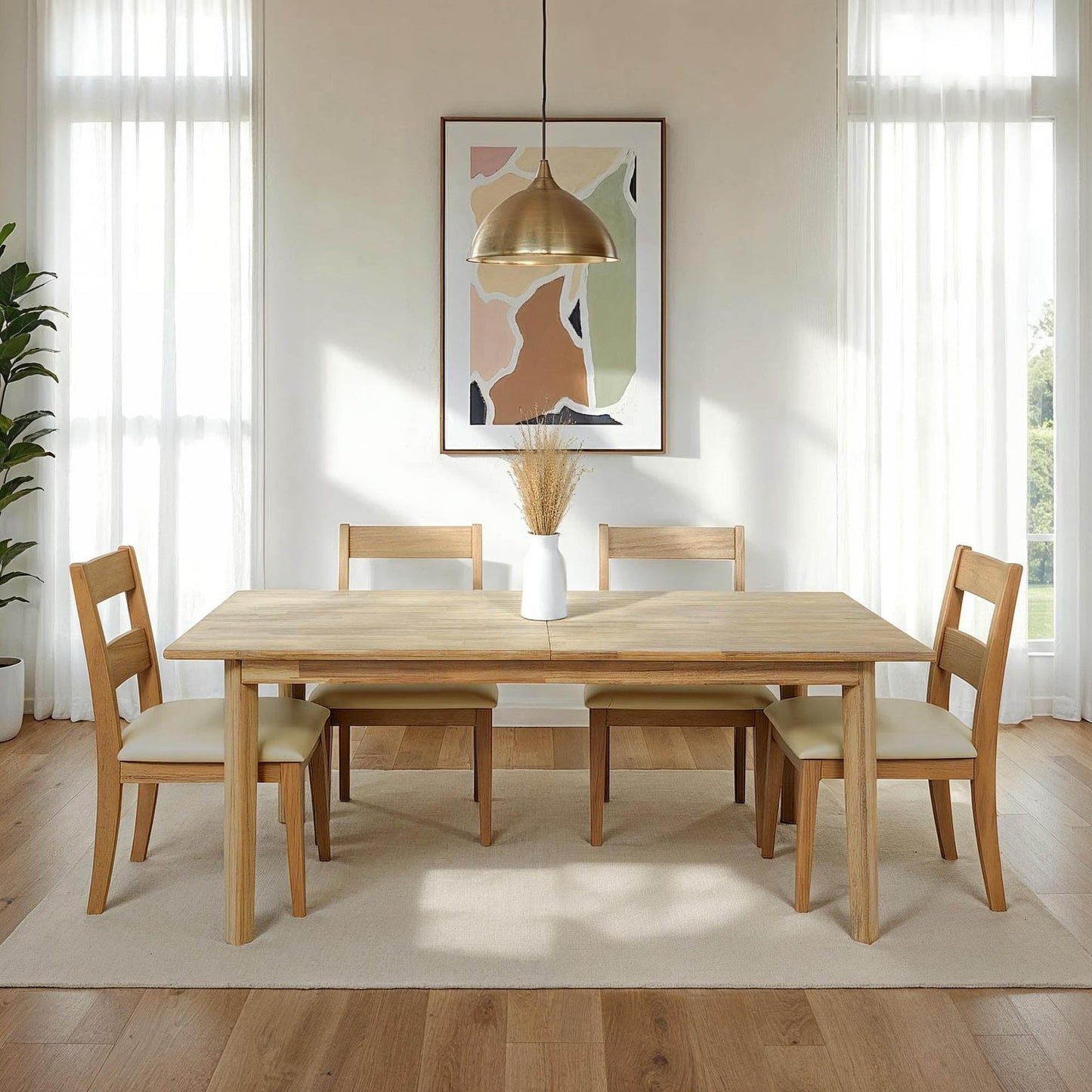 Gia Extendable Dining Table (40" x 71"/86"/102")