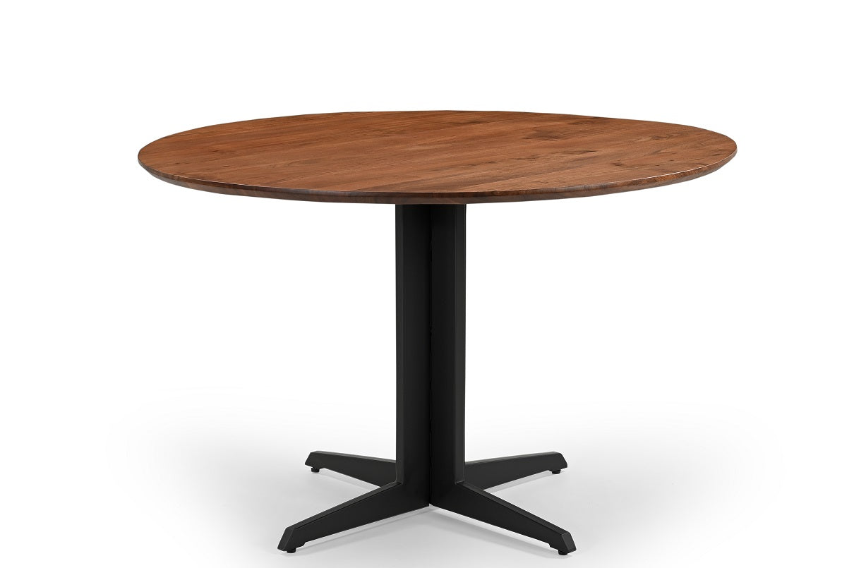 Horizon 48" Round Dining Table - Light Walnut