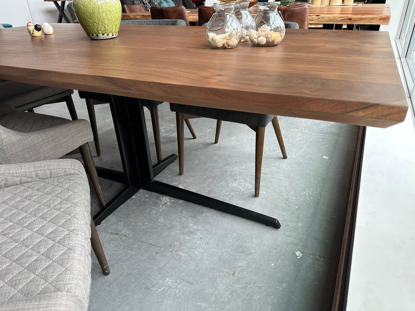 Horizon Dining Table - 40" x 80" - Light Walnut