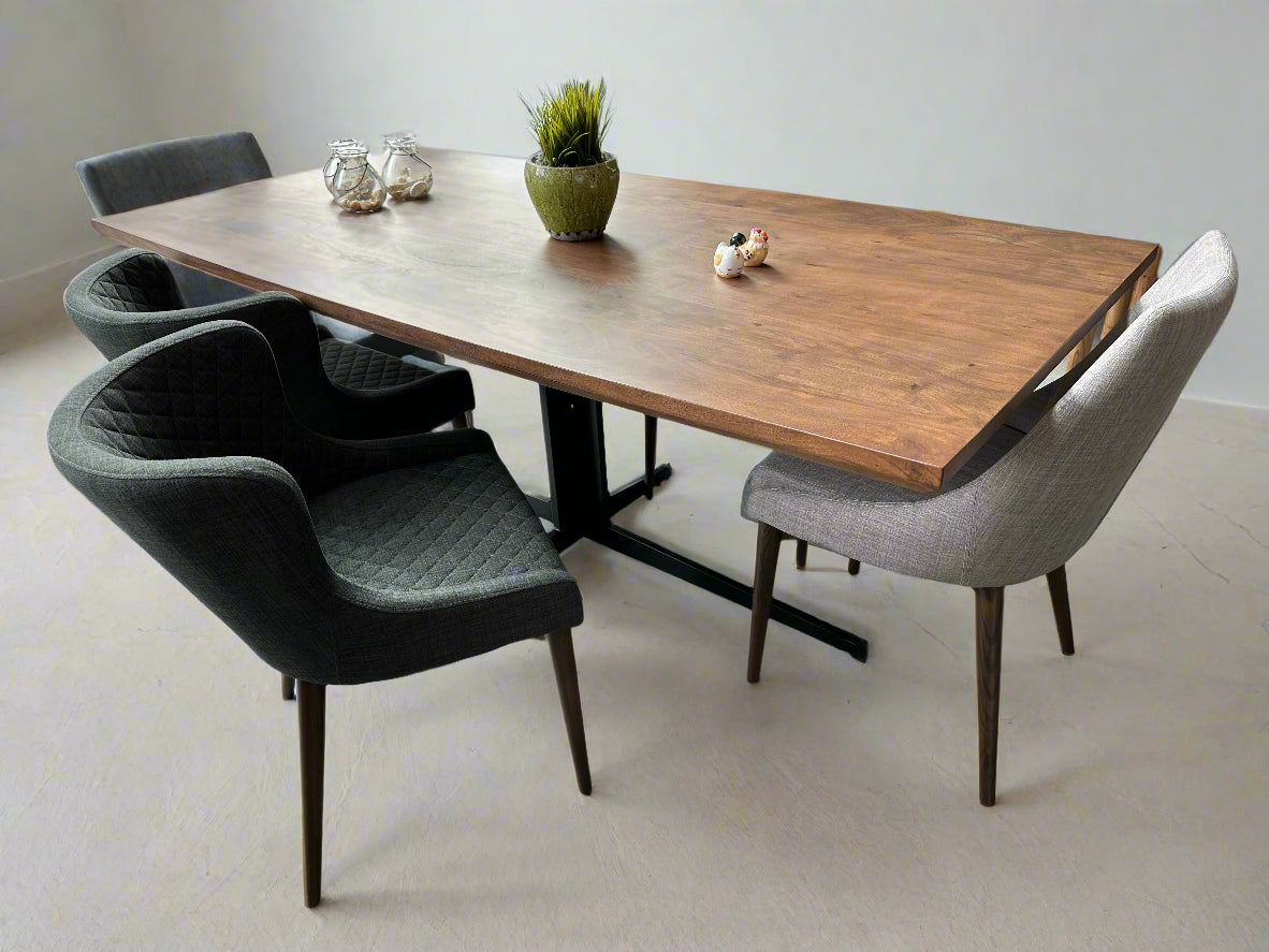 Horizon Dining Table - 40" x 80" - Light Walnut