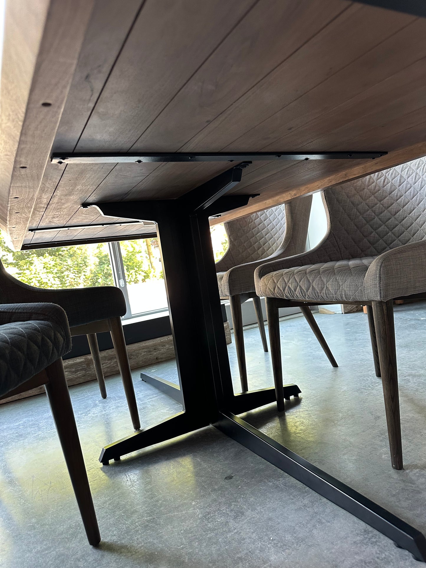 Horizon Dining Table - 40" x 80" - Light Walnut - Homestead Furniture - All Rights Reserved