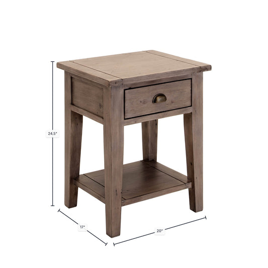 Irish Coast Small Side Table - Sundried - Homestead Furniture - All Rights Reserved