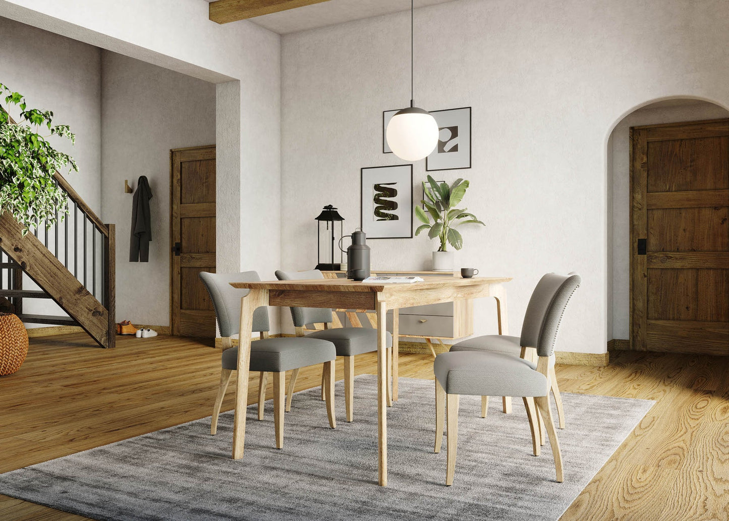 Kenzo Dining Table 84" - Natural
