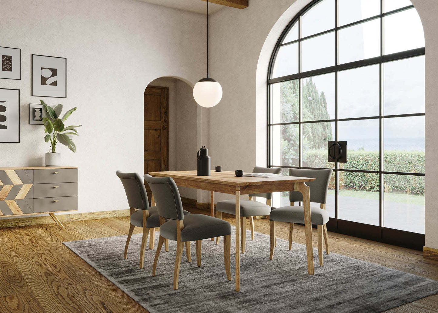 Kenzo Dining Table 84" - Natural