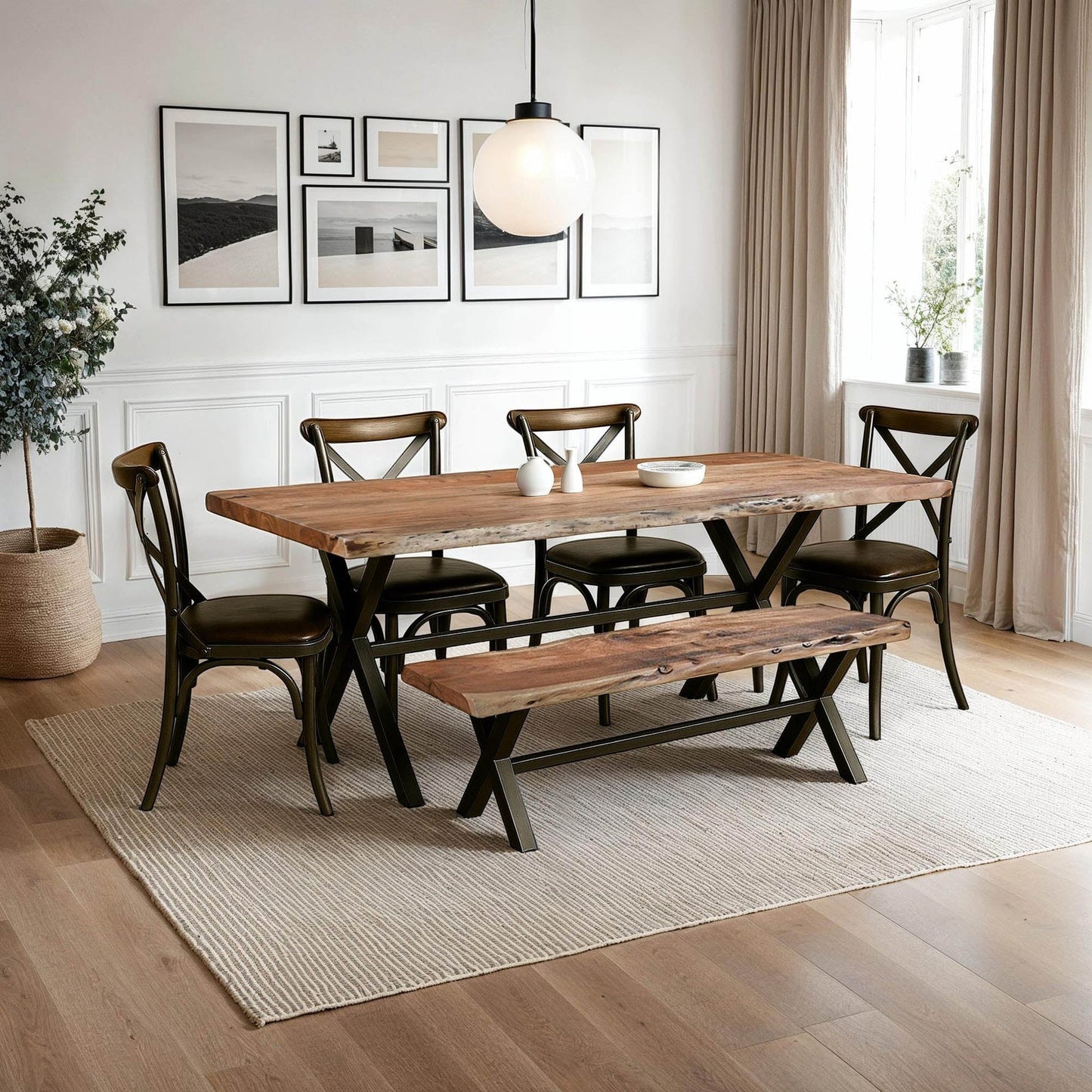 Restore Collection - Live Edge Benches - 3 Sizes