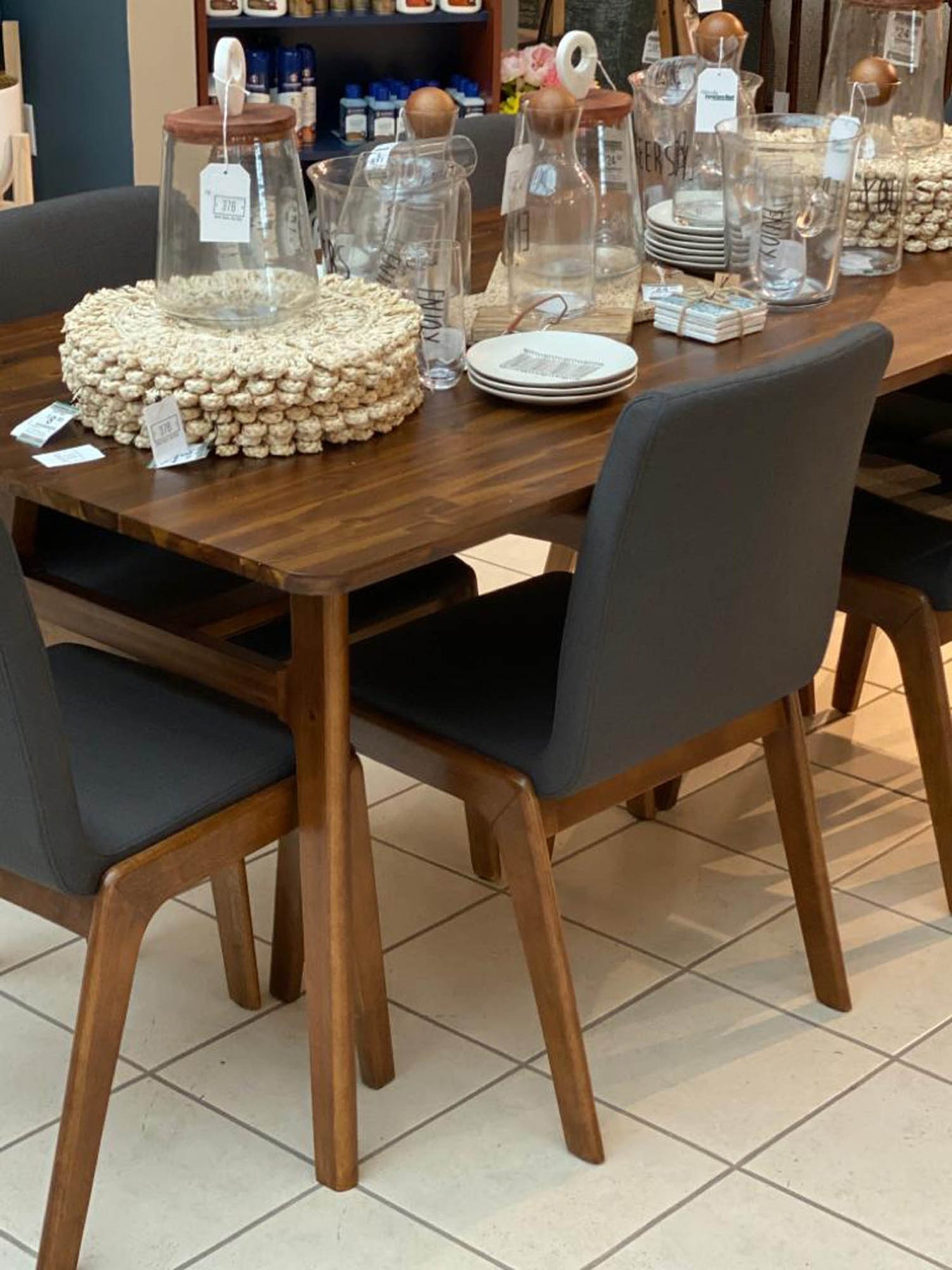 Remix Dining Chair - Grey Fabric