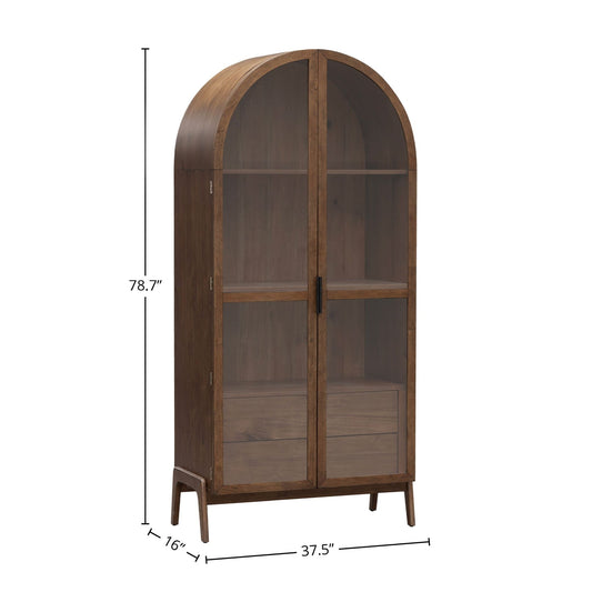 Remix Display Cabinet - Brown