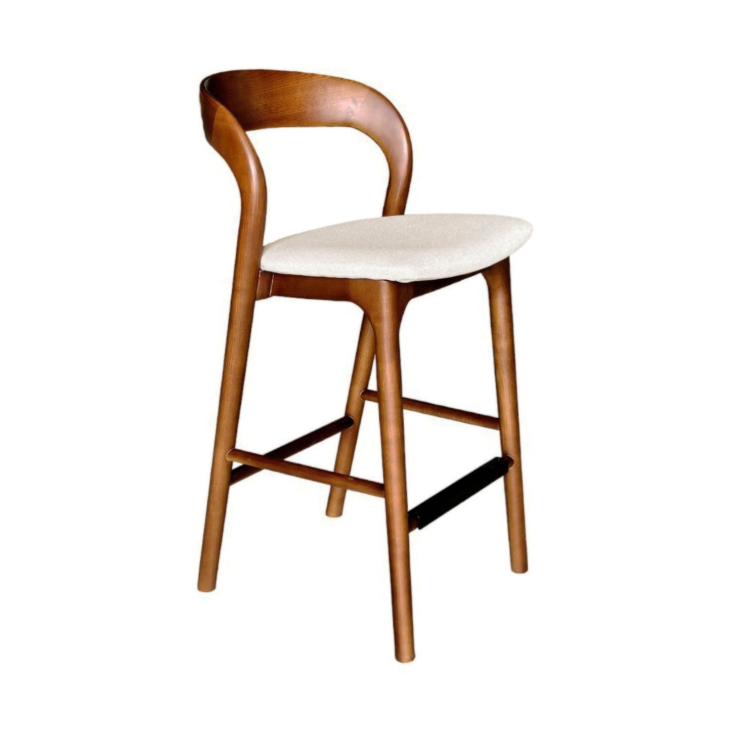 Rotondo Counter Stool - Walnut