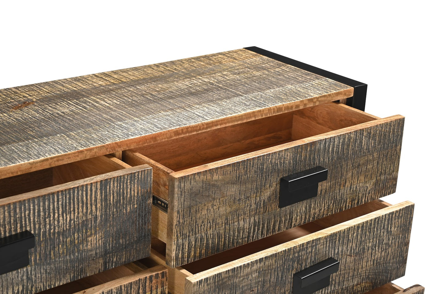 Wyatt Complete King Bedroom Set - Black Patina