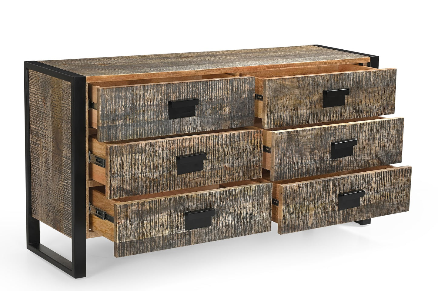 Wyatt Complete King Bedroom Set - Black Patina