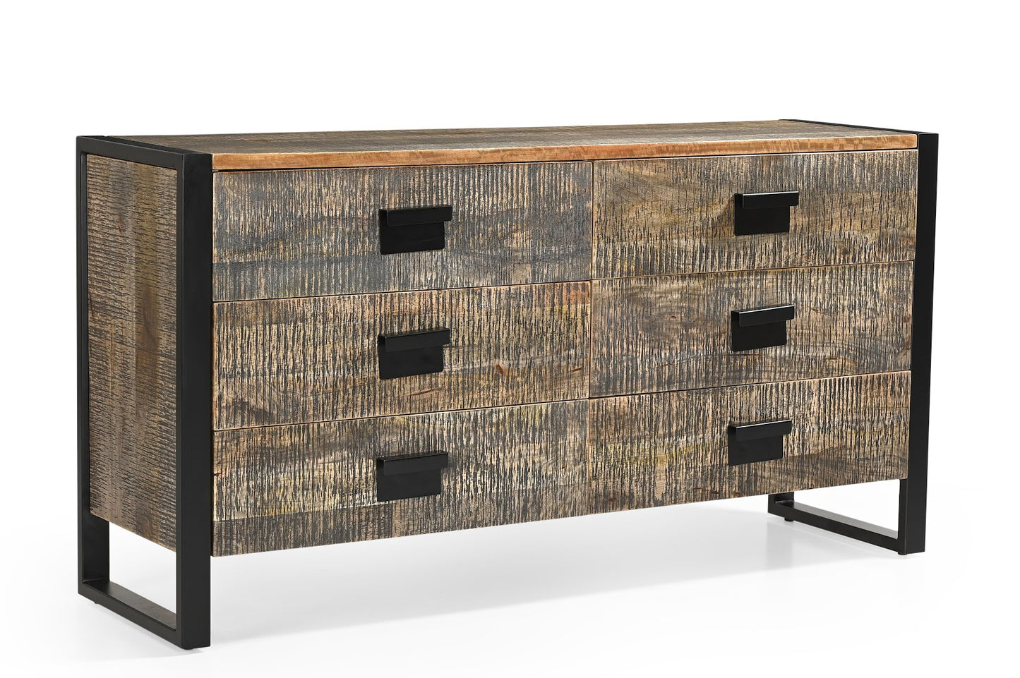 Wyatt Complete King Bedroom Set - Black Patina