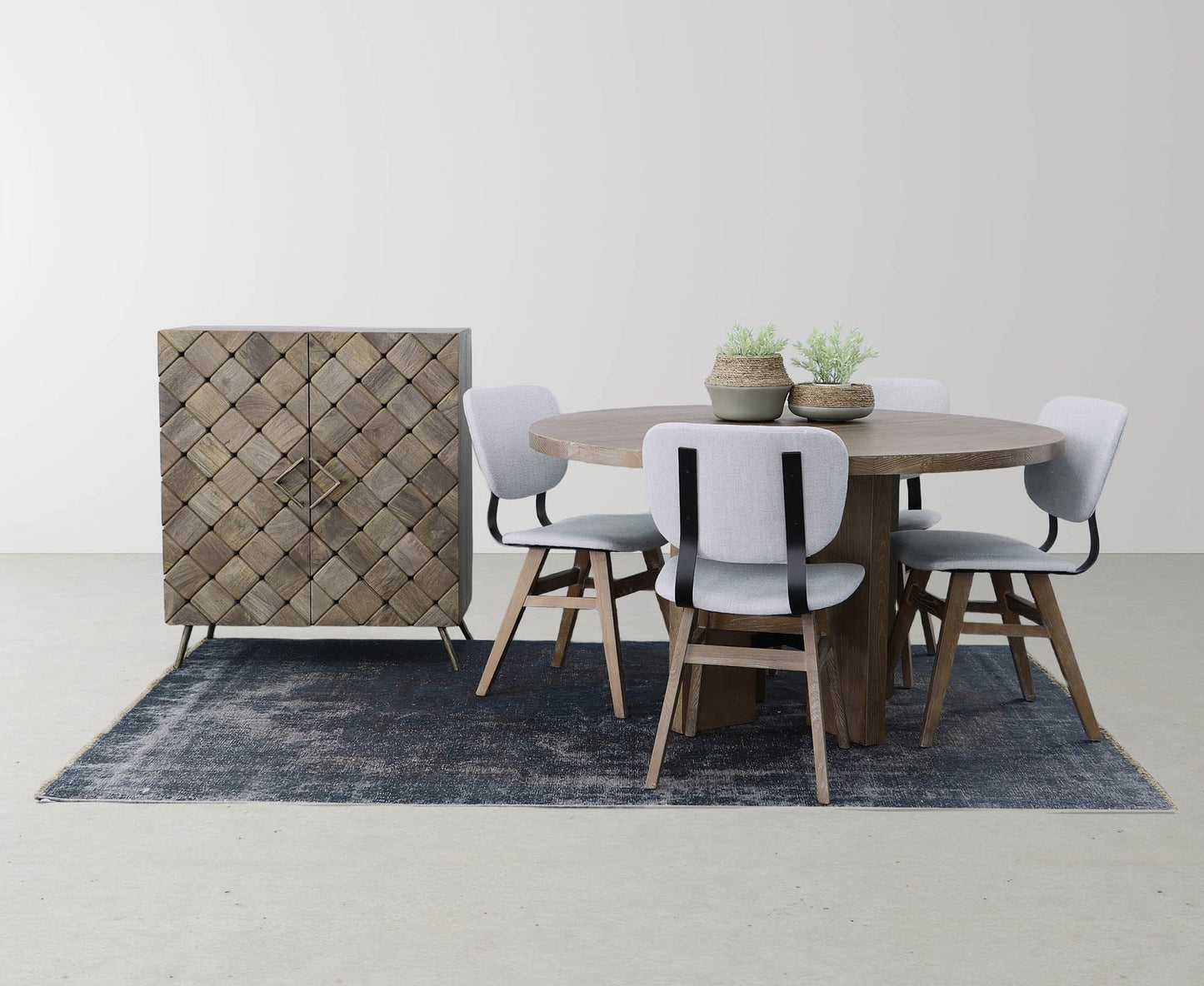 Fraser Dining Chairs - Fabric or Vegan Leather