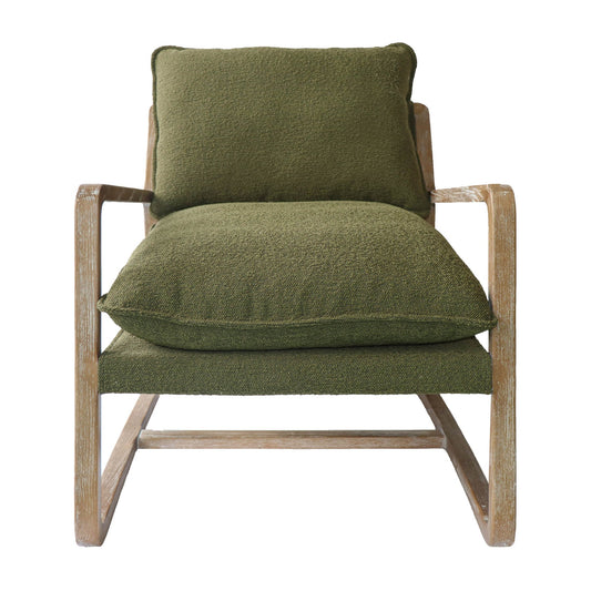 Huntingdon Club Chair - Moss Boucle
