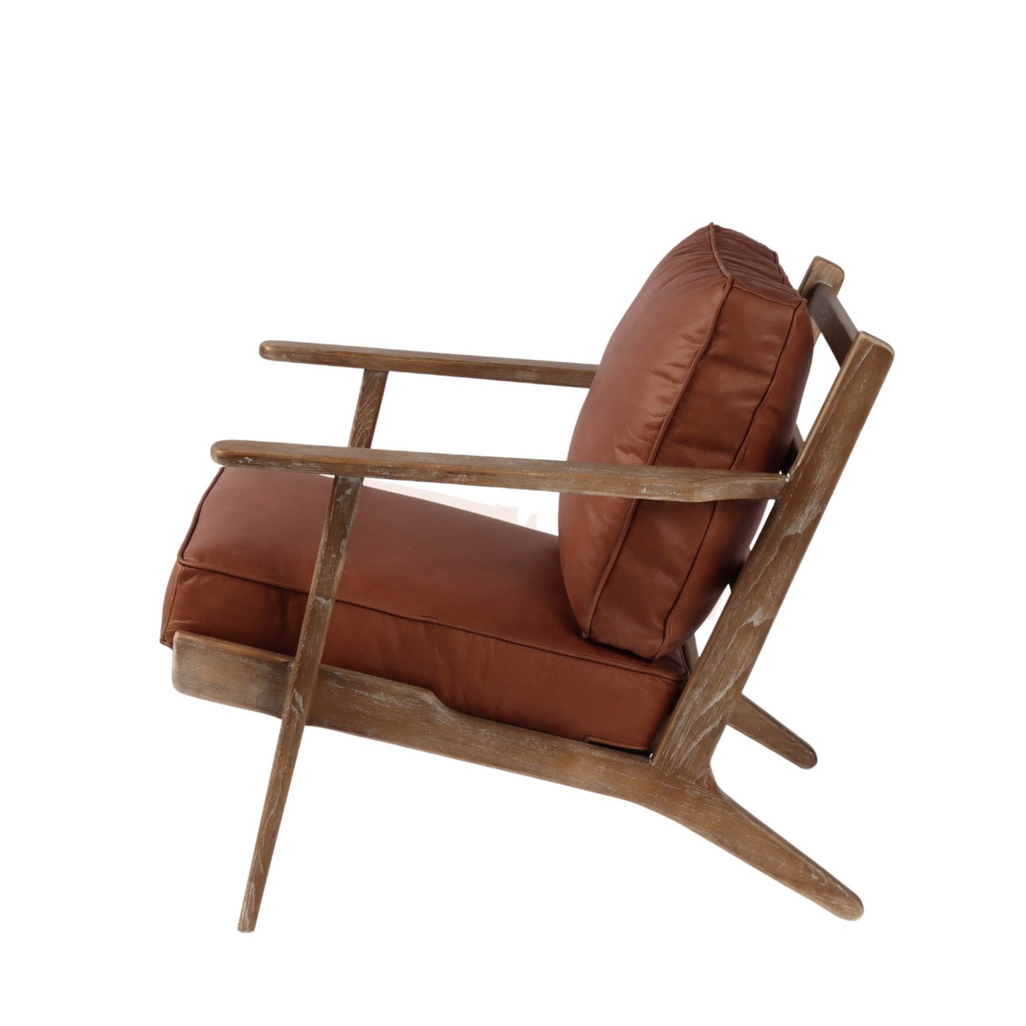 Junior Accent Chair - Saddle Brown
