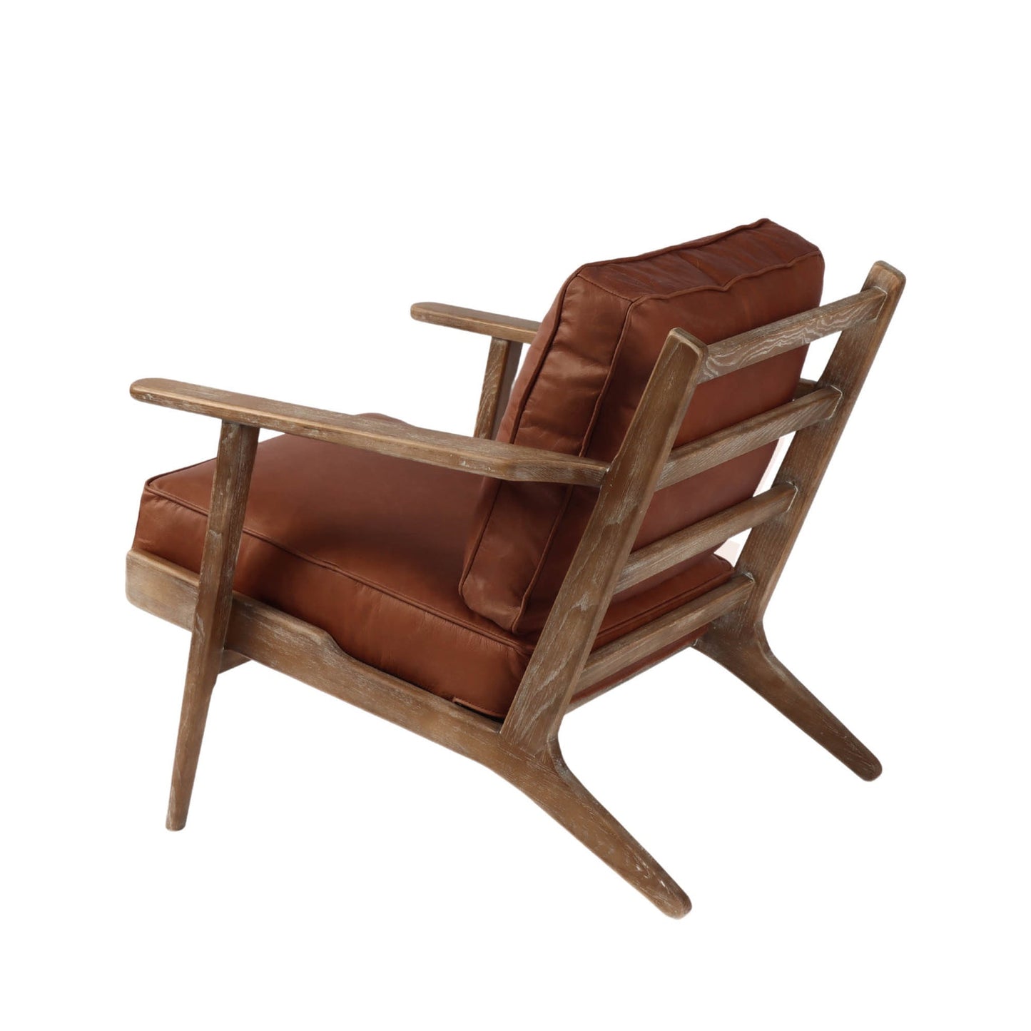 Junior Accent Chair - Saddle Brown