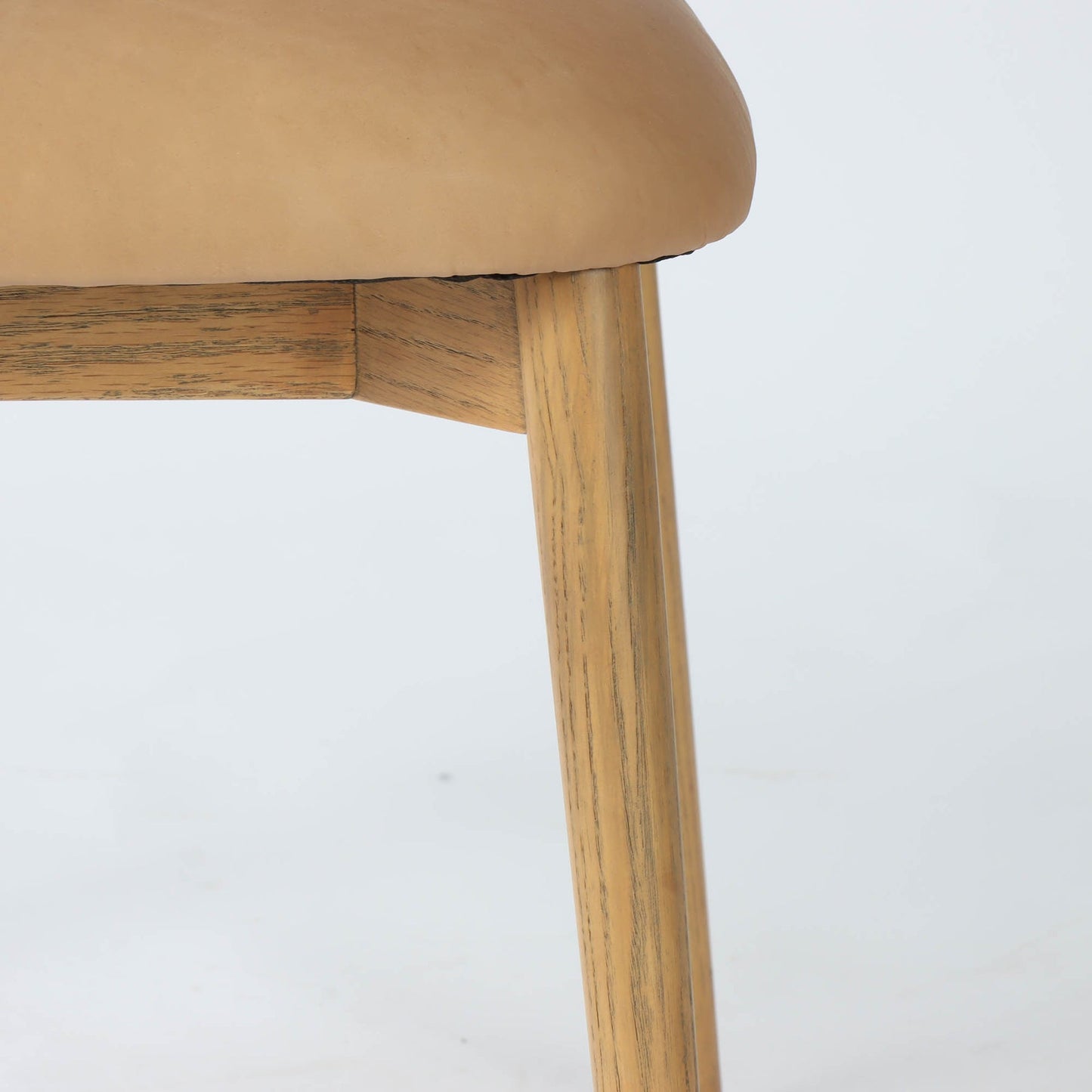 Milo Dining Chair - 100% Top Grain Leather - Nude