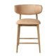 Milo Counter Stool - 100% Top Grain Leather - Nude