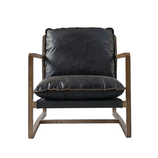 Relax Club Chair - 100% Top Grain Leather