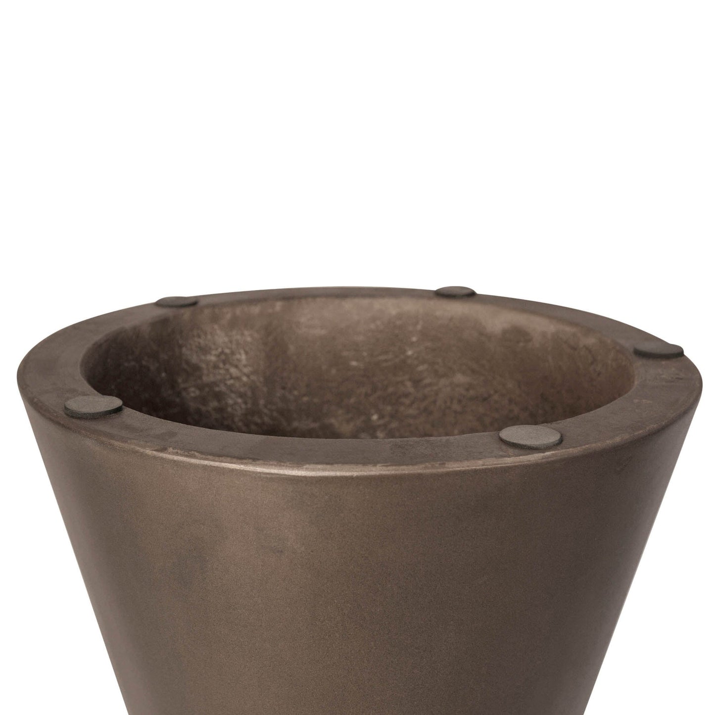 Concrete Mineral Side Table / Stool - Bronze