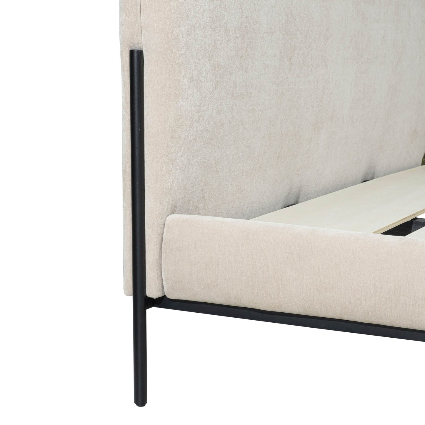 Winter Upholstered Bed - Queen Size