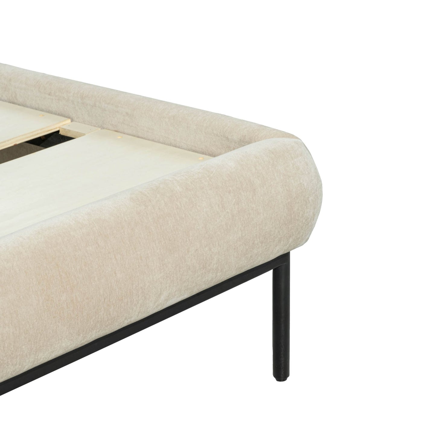 Winter Upholstered Bed - Queen Size
