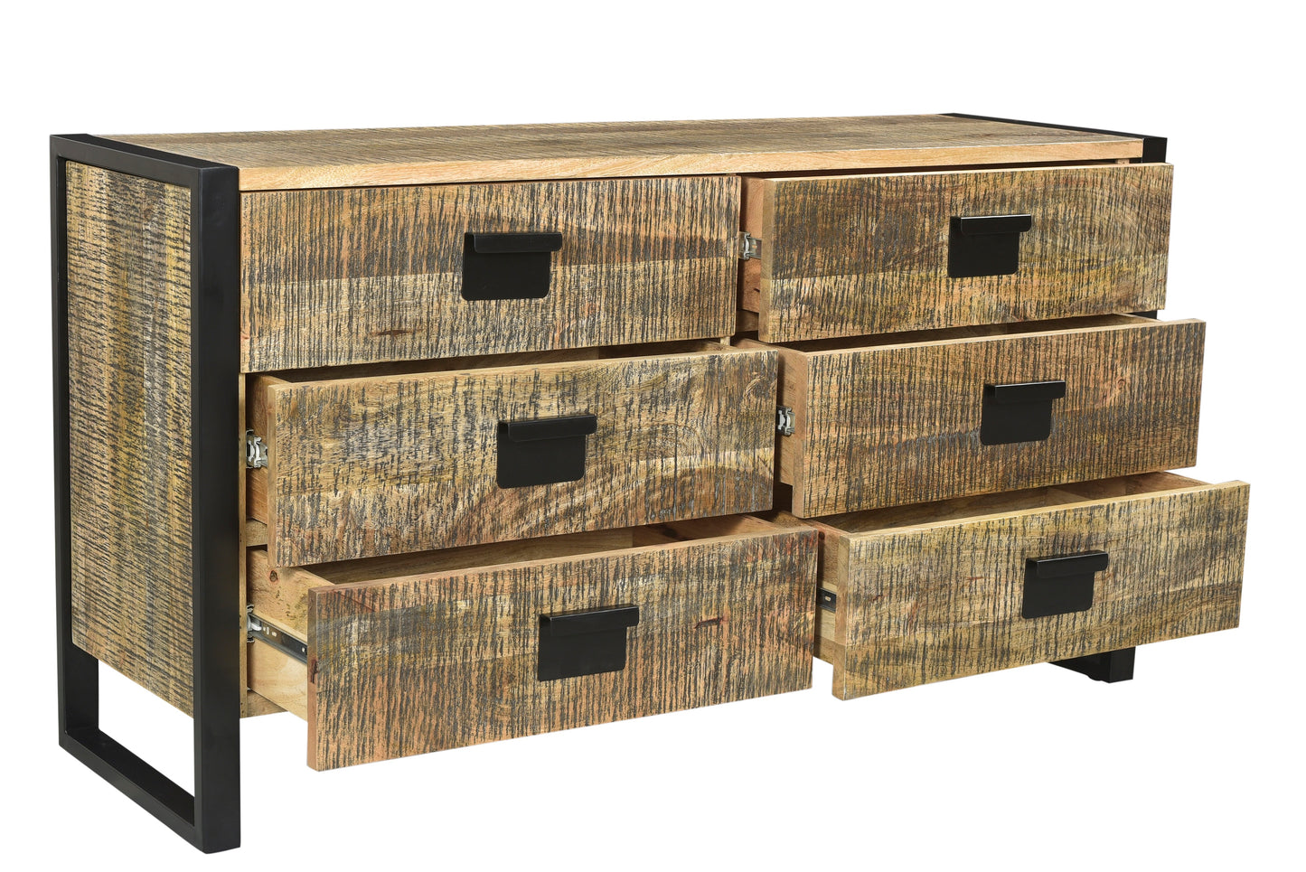 Wyatt 6 Drawer Dresser - Black Patina