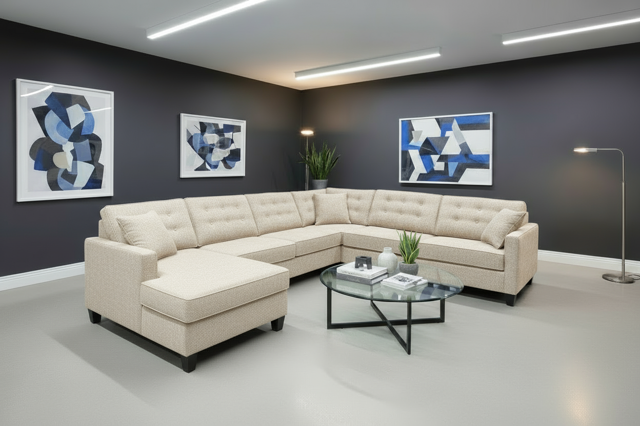Lincoln Sectional with Chaise