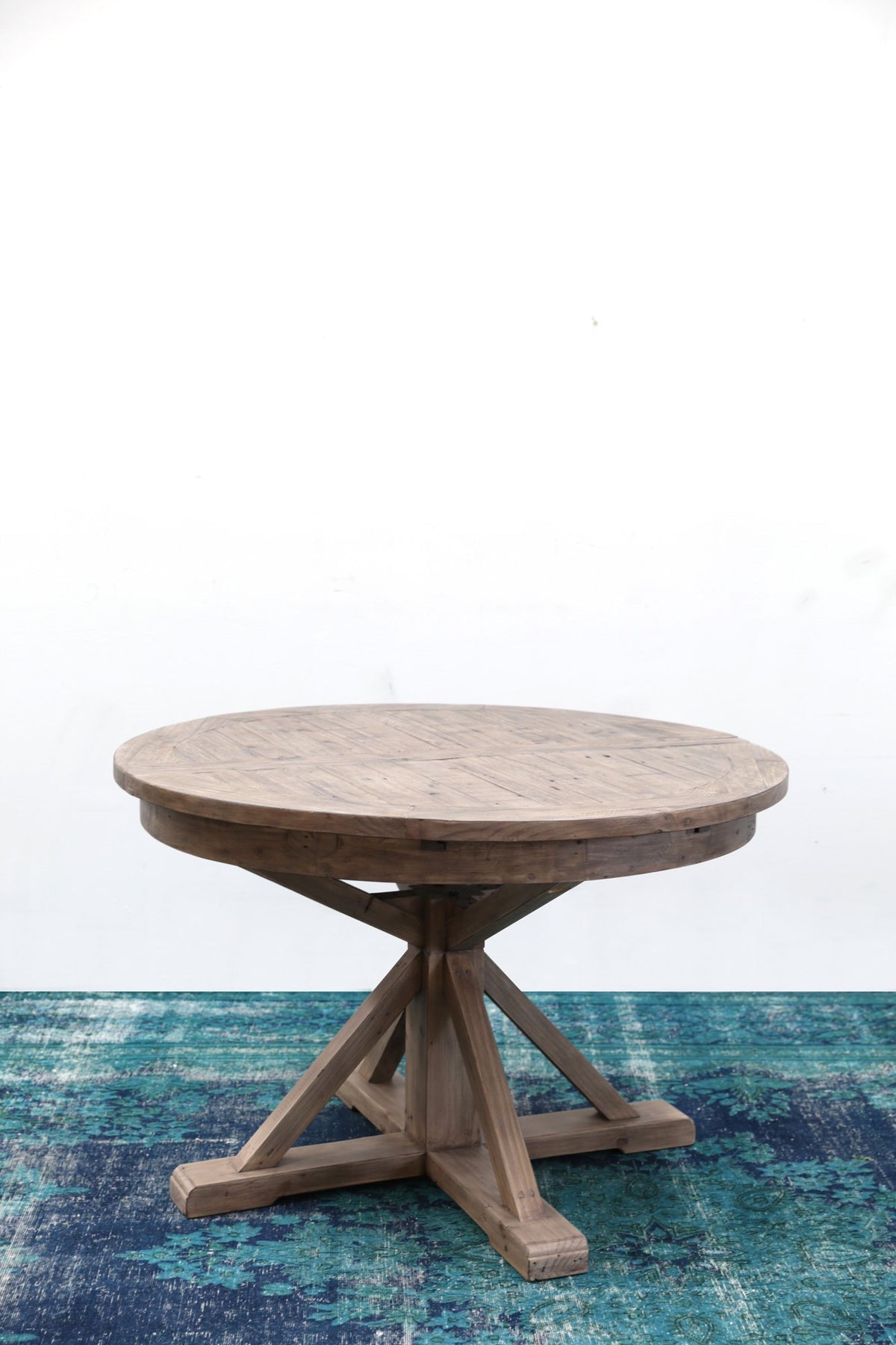 Irish Coast Round Extendable Dining Table - Sundried