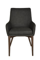 Fritz Dining Chairs with Arms - Dark Grey