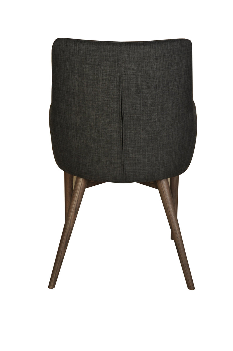 Fritz Dining Chairs with Arms - Dark Grey