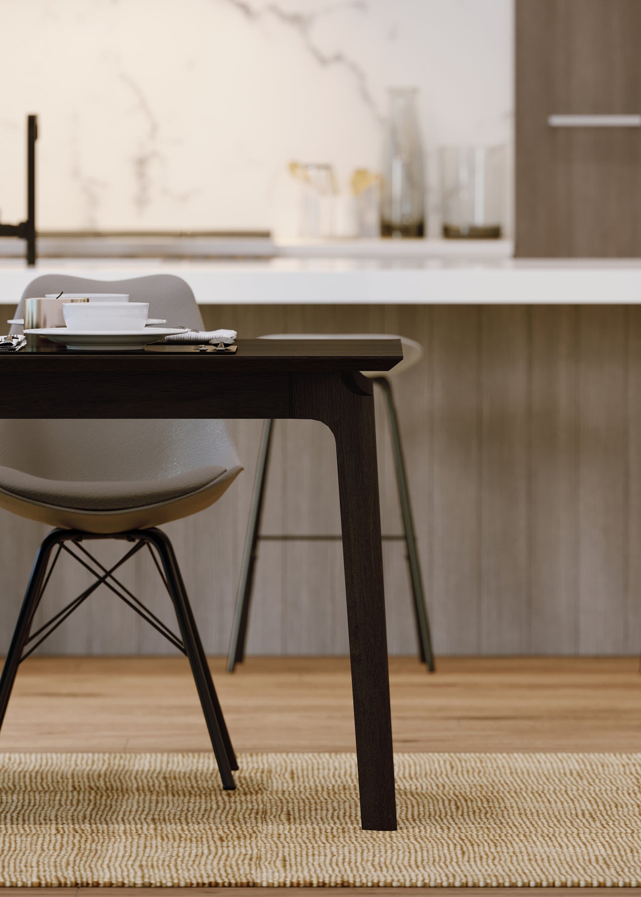 Kenzo Dining Table - 71" - Black