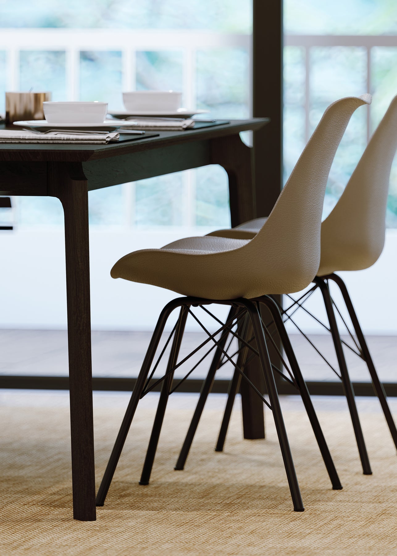 Kenzo Dining Table - 71" - Black