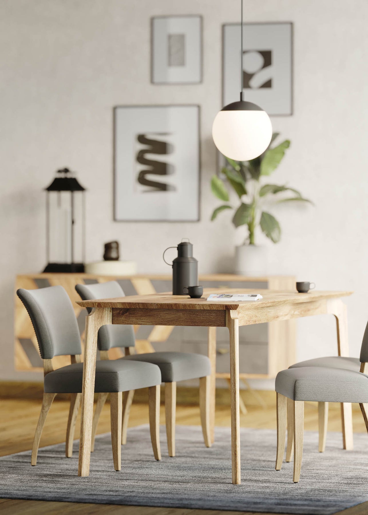 Kenzo Condo Dining Table - 30" x 60" - Natural