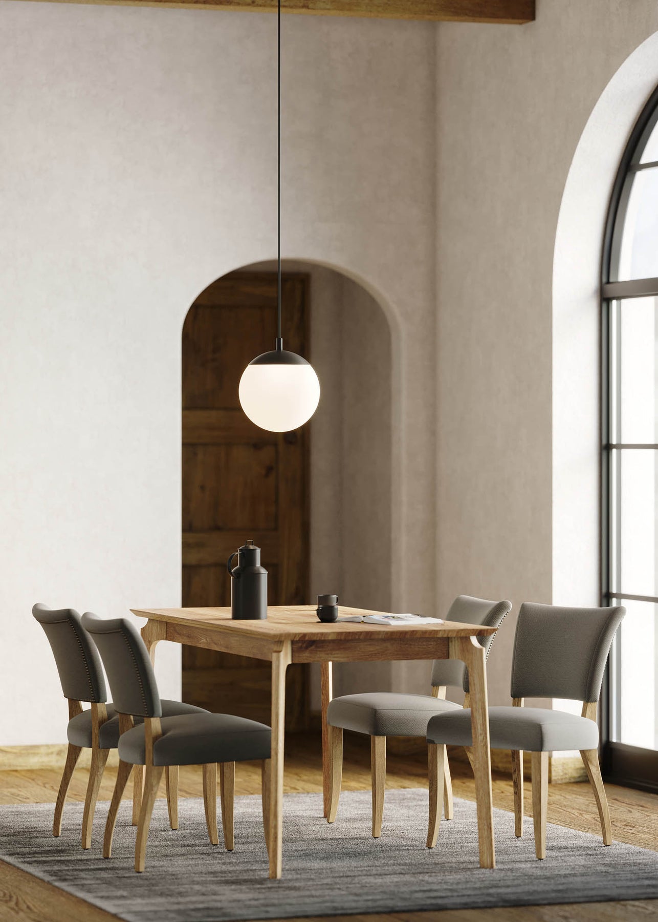 Kenzo Condo Dining Table - 30" x 60" - Natural